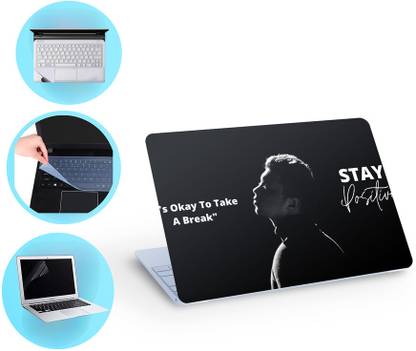 SDM 4in1 Combo Laptop Skin with Palmrest Skin, Screen Guard and Key Guard, set025 Combo Set
