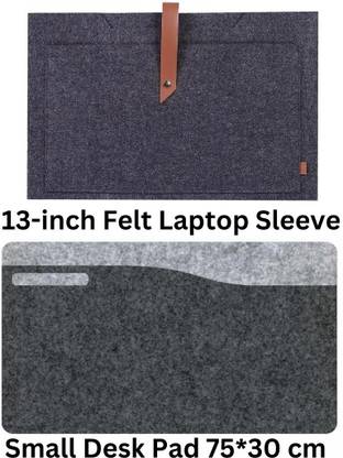 sandvich Minimalist Felt Desk Pad & Laptop Sleeve Combo (13 Inch) TI-716 Combo Set