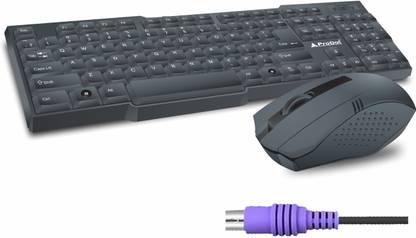 PRODOT PS2 Keyboard & Mouse Combo Set Compatible with Multi Devices Combo Set