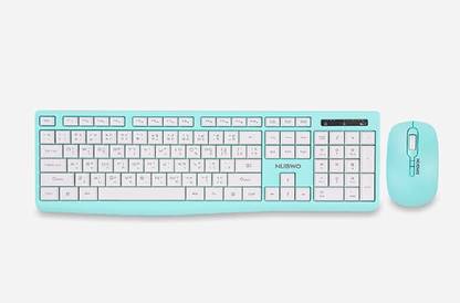 NUBWO NKM-625 Virgo Wireless Colourful , Auto-Sleep Keyboard and Mouse combo Combo Set