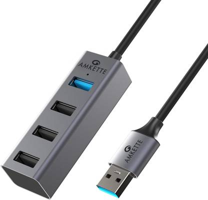 ANSHIKA ENTERPRISES USB HUB 3.0 for PC/Laptop, 4 Port Included 3.0 Superspeed Port Combo Set