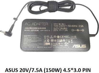 ROTECH SOLUTIONS ADAPTER FOR ASUS FX504GD-0141A8300H, ROG STRIX GL503GE-EN120T 4.5*3.0 PIN 150 W Adapter