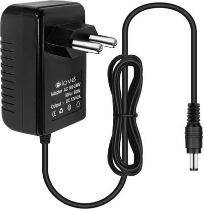 ELOVE 12V 2AMP DC Power Adapter, SMPS for LCD Monitor, TV, LED Strip, CCTV Camera 12 W Adapter