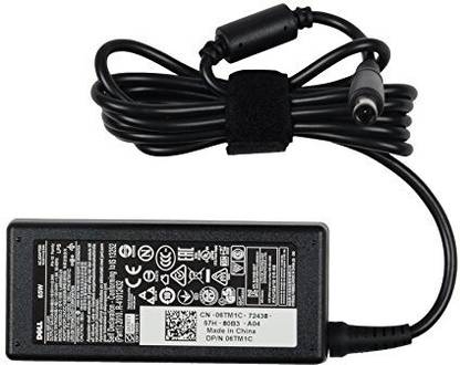 DELL Original 19.5V-3.34AMP 65W Laptop Adapter With 2 Power Cord 19.5 W Adapter