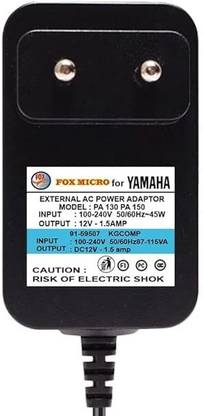 DEVBHOOMI DB-12V Yamaha Keyboard Power Cord AC Adapter for Yamaha 12 W Adapter