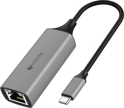 Linetek CRJ2.5 USB C 2.5 Gigabit Ethernet Adapter (Grey),USB Type C 0 W Adapter