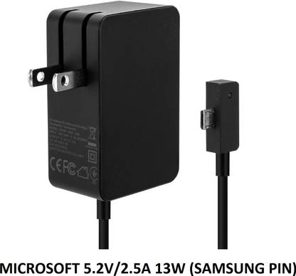 ROTECH SOLUTIONS COMPATIBLE ADAPTER FOR Microsoft Surface 3 Model 1623 1624 1645 Tablet 5.2V/2.5A 13 W Adapter