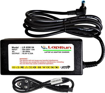 LAPRUN Charger for SONY VAIO VGP AC19V11, VGP AC19V12 Laptops 65w19.5v3.33a Pin-6.4x4.4 65.011 W Adapter
