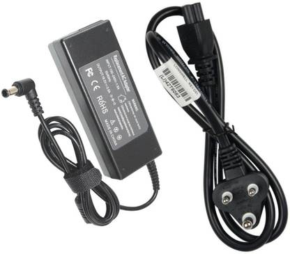 Laplogix 75W 19.5V 3.9A Pin Size 6.5X4.4MM Charger Designed For Sony VAIO VPCEB34EN 75 W Adapter  (Power Cord Included)