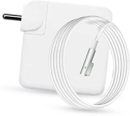 Laplogix 60W 16.5V 3.65A Magnet Pin L shape Compatible For MB Pro MB061LL/A 13" Magsafe 1 60 W Adapter
