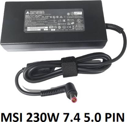 ROTECH SOLUTIONS ADAPTER FOR msi GL73 8RD-421US GAMING, GL73 8RD 282 GAMING GTX 1050 7.4*5.0 PIN 230 W Adapter