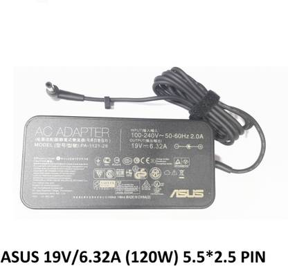 ROTECH SOLUTIONS Charger For Asus N550 N750 G53JW C90S N53S N46 Rog Gl551 5.5 x 2.5 pin 120 W Adapter