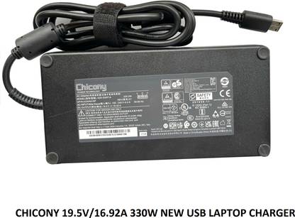 ROTECH SOLUTIONS CHICONY 19.5V/16.92A NEW USB CHARGER FOR MSI VECTOR GP76 12UHS 330 W Adapter