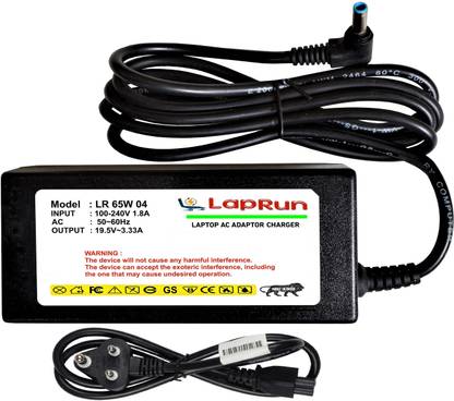 LAPRUN Charger for SONY VAIO VGN NR38M, NR38S, NR38M/S Laptops 65w19.5v3.33aPin-6.4x4.4 65.38 W Adapter