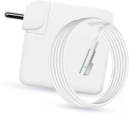 Laplogix 60W 16.5V 3.65A Magnet Pin L shape Compatible For MB Pro MA700LL/A 13" Magsafe 1 60 W Adapter