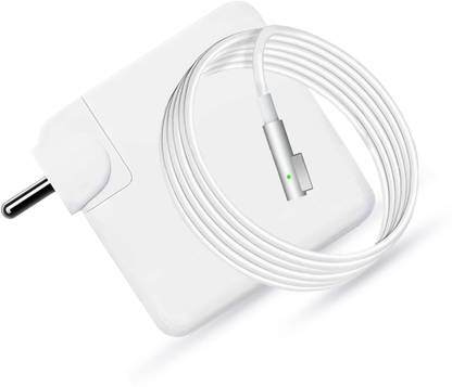 Laplogix 60W 16.5V 3.65A Magnet Pin L shape Compatible For MB Pro A1172 13" Magsafe 1 60 W Adapter