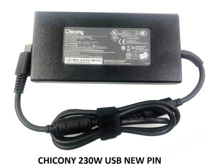 SOLUTIONS-365 COMPATIBLE ADAPTER FOR CHICONY 230W USB PIN MSI GE76 Raider 10UH RTX 3070/3060 230 W Adapter