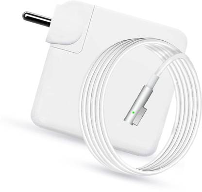 Laplogix 60W 16.5V 3.65A Magnet Pin L shape Compatible For MB Pro MA254LL/A 13" Magsafe 1 60 W Adapter