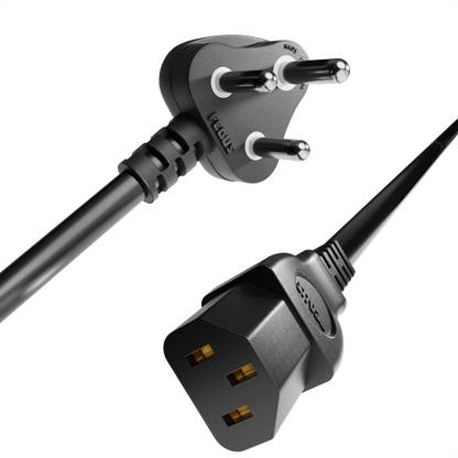 Fedus 3M 16A 250v Heavy Duty Copper Desktop Cord Indian Power Plug to IEC 13 Socket 250 W Adapter