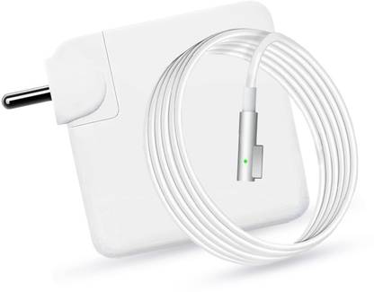 Laplogix 60W 16.5V 3.65A Magnet Pin L shape Compatible For MB Pro MB063LL/B 13" Magsafe 1 60 W Adapter