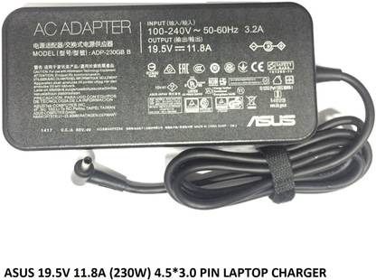 SOLUTIONS-365 ASUS 19.5V 11.8A 230W 4.5*3.0 CHARGER FOR ASUS ROG STRIX GL502VM-FI031T G502VT 230 W Adapter
