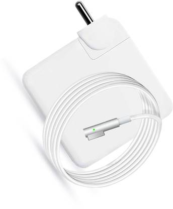 Laplogix 60W 16.5V 3.65A Magnet Pin L shape Compatible For MB Pro MC374LL/A 13" Magsafe 1 60 W Adapter