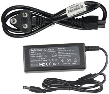 Laplogix 65W 19V 3.42A Pin Size 5.5MM X 2.5MM Laptop Charger For Asus K53E 65 W Adapter