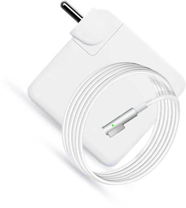 Laplogix 60W 16.5V 3.65A Magnet Pin L shape Compatible For Mac book A1184, 13" Magsafe 1 60 W Adapter