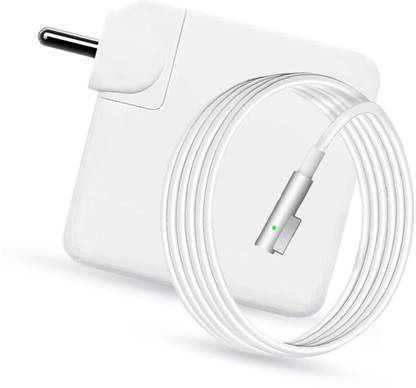 Laplogix 60W 16.5V 3.65A Magnet Pin L shape Compatible For MB Pro MA255LL/A 13" Magsafe 1 60 W Adapter