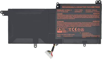 SOLUTIONS-365 COMPATIBLE N130BAT-3 BATTERY FOR CLEVO N131BU, N131WU, N130WU, NP3130, N130BU 3 Cell Laptop Battery