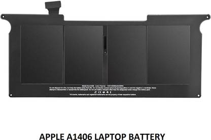 SOLUTIONS-365 COMPATIBLE A1406 LAPTOP BATTERY FOR A1370 2011 A1465 2012 APPLE MACBOOK AIR 11? 2011 SERIES 4 Cell Laptop Battery