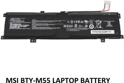 SOLUTIONS-365 COMPATIBLE BTY-M55 BATTERY FOR For MSI Alpha 15 A3DDK, Alpha 15 A4DEK, Alpha 15 B5EEK, Alpha 15 B5Ex For MSI Alpha 15 A3DDK, Alpha 15 A4DEK, Alpha 15 B5EEK, Alpha 15 B5Ex 4 Cell Laptop Battery