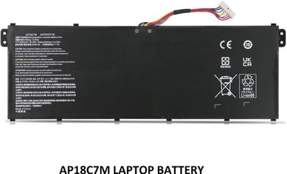 SOLUTIONS-365 COMPATIBLE AP18C7M LAPTOP BATTERY FOR ACER SWIFT 5 SF514-54GT-74V1, SWIFT 3 SF313-52-50VM SERIES 4 Cell Laptop Battery