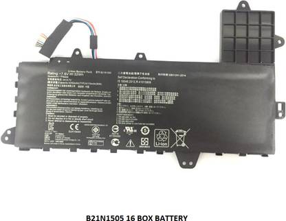 ROTECH SOLUTIONS COMPATIBLE B21N1505 16 BOX BATTERY FOR ASUS E402 E402MA E402S E402SA E502S SERIES 3 Cell Laptop Battery
