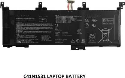 SOLUTIONS-365 COMPATIBLE C41N1531 BATTERY FOR ASUS GL502VS-0061A6700HQ ROG STRIX G502VS-FY341T 4 Cell Laptop Battery