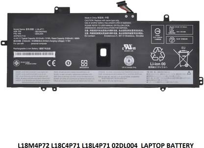 SOLUTIONS-365 COMPATIBLE L18M4P72 02DL004 LAPTOP BATTERY FOR LENOVO THINKPAD X1 CARBON 7TH 4TH GEN SERIES 4 Cell Laptop Battery