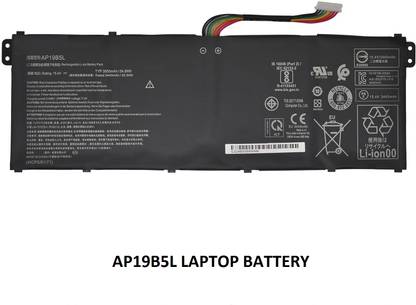 SOLUTIONS-365 COMPATIBLE AP19B5L LAPTOP BATTERY FOR ACER ASPIRE 5 A515-43, ACER ASPIRE 5 A515-43-DDR4 SERIES 4 Cell Laptop Battery