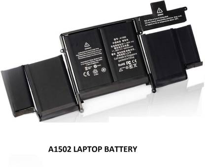 SOLUTIONS-365 COMPATIBLE A1502 LAPTOP BATTERY FOR APPLE A1582 APPLE MACBOOK PRO 13-INCH RETINA A1502 ( Early 2015 ) MF841 SERIES 6 Cell Laptop Battery