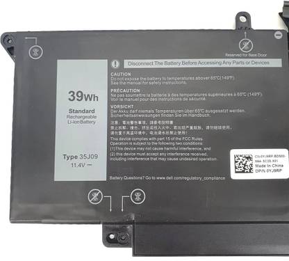 SOLUTIONS-365 35J09 Laptop battery for Dell Latitude 7410 3 Cell Laptop Battery