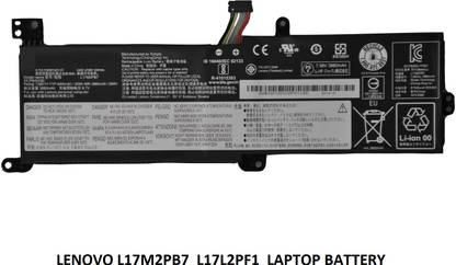 SOLUTIONS-365 COMPATIBLE L17M2PB7 L17L2PF1 LAPTOP BATTERY FOR LENOVO IDEAPAD 320-14AST 320-14IAP 320-14IKB 320-14ISK 320-15ABR SERIES 3 Cell Laptop Battery