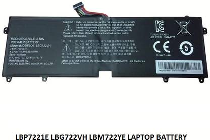 SOLUTIONS-365 COMPATIBLE LBP7221E LBG722VH LBM722YE BATTERY FOR LG 13Z940-G.DK71P1, GRAM 13Z940-G.AT3MK, GRAM 13Z940-G.AH3MK SERIES 6 Cell Laptop Battery