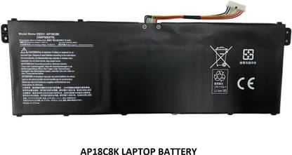 SOLUTIONS-365 COMPATIBLE ACER AP18C8K LAPTOP BATTERY FOR CHROMEBOOK SWIFT 3 SERIES , SWIFT 3 SF314-57, SWIFT 3 SF3145775LL ,SWIFT 3 SF314-57G-524M 3 Cell Laptop Battery