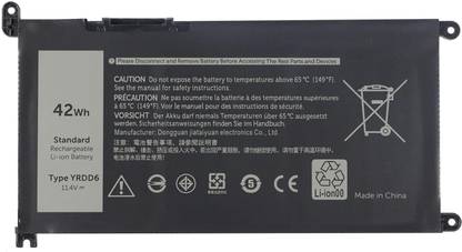 SOLUTIONS-365 YRDD6 Laptop Battery Compatible for Dell Latitude 3310 2-in-1 Series Replacement for Inspiron 3493 5480 7586 Series Vostro 3491 5481 Series Ultrabook Notebook 1VX1H 01VX1H M732 Laptop Battery 3 Cell Laptop Battery