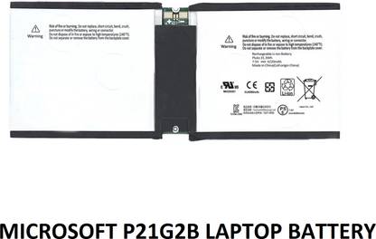SOLUTIONS-365 COMPATIBLE P21G2B BATTERY FOR Microsoft Surface 2 RT2 1572 10.6 inch Series 3 Cell Laptop Battery