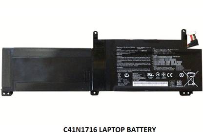SOLUTIONS-365 COMPATIBLE C41N1716 BATTERY FOR ASUS GL703GM, GL703GM-0051A8750H 4 Cell Laptop Battery