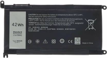 WEFLY Laptop Battery Compatible For Dell Latitude 13 (3379) 4 Cell Laptop Battery