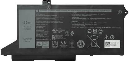 SOLUTIONS-365 WY9DX 42WH COMPATIBLE BATTERY FOR DELL LATITUDE 5420 5520 SERIES 3 Cell Laptop Battery