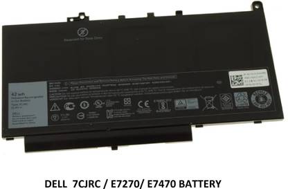 SOLUTIONS-365 COMPATIBLE 7CJRC BATTERY FOR Latitude 12 E7470 Latitude E7470 Latitude E7270 Latitude 12 E7270 3 Cell Laptop Battery