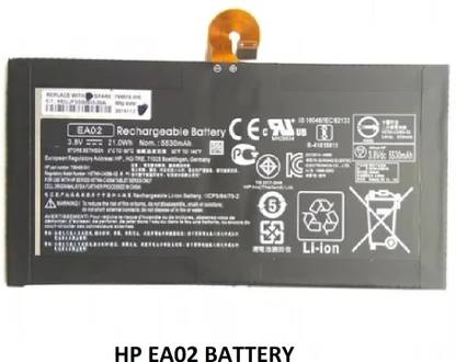 SOLUTIONS-365 COMPATIBLE EA02 BATTERY FOR Hp Pro Tablet 608 G1(N2S60UT), Pro Tablet 608 G1(N2S62UT), Pro Tablet 608 G1(H9X45EA) 3 Cell Laptop Battery
