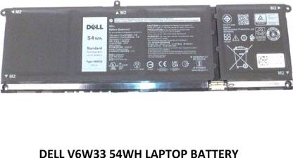 SOLUTIONS-365 COMPATIBLE V6W33 54WH BATTERY FOR DELL Latitude 5430 Chromebook 4 Cell Laptop Battery